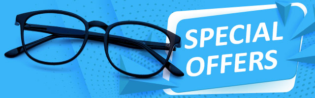 special banner Al Jaber Optical glasees